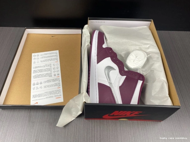 Cheap Husky 1 Bordeaux 555088-611 OG Air Jordan High 0627